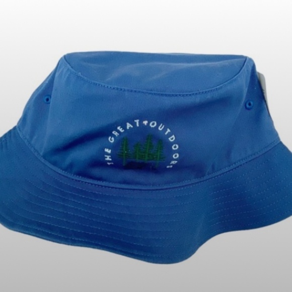 NWT Life Is Good Bucket Hat Blue The Great Outdoors - Picture 2 of 7